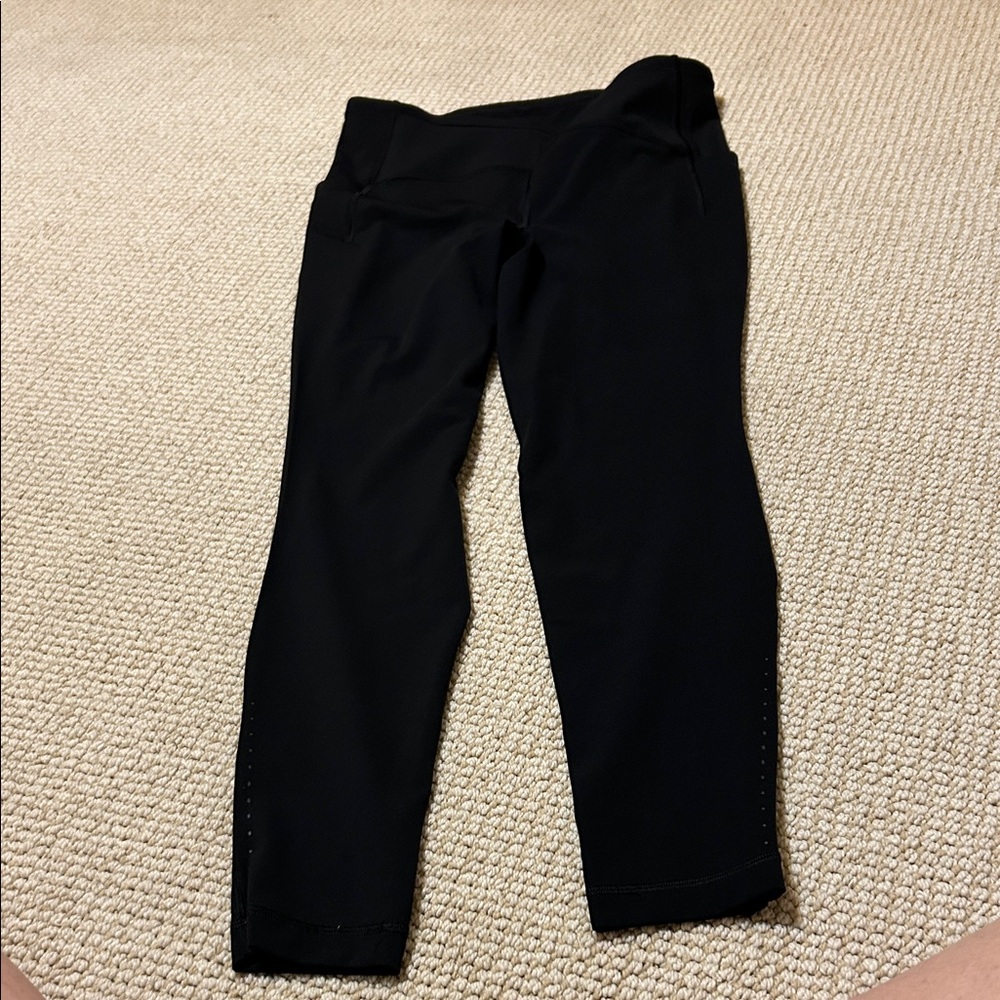 Lululemon Side Pocket Leggings Size 10 black